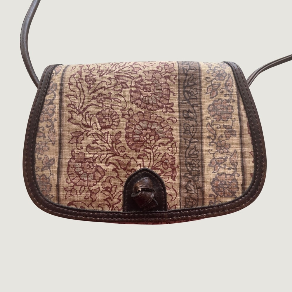 Liz Claiborne Bag Vintage Crossbody Autumn Brown Y2K Cottagecore Boho Small